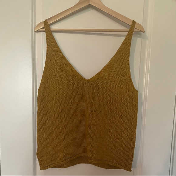 H&M Mustard Knit Tank - Picture 2 of 4